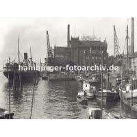 430_0954046 Altes Bild vom Hafen Altona - Haniels Kohlenhof. | Grosse Elbstrasse - Bilder vom Altonaer Hafenrand.